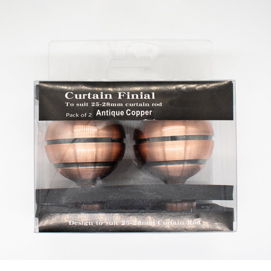 Curtain Rod Finials Ornament Ball Rod End Caps