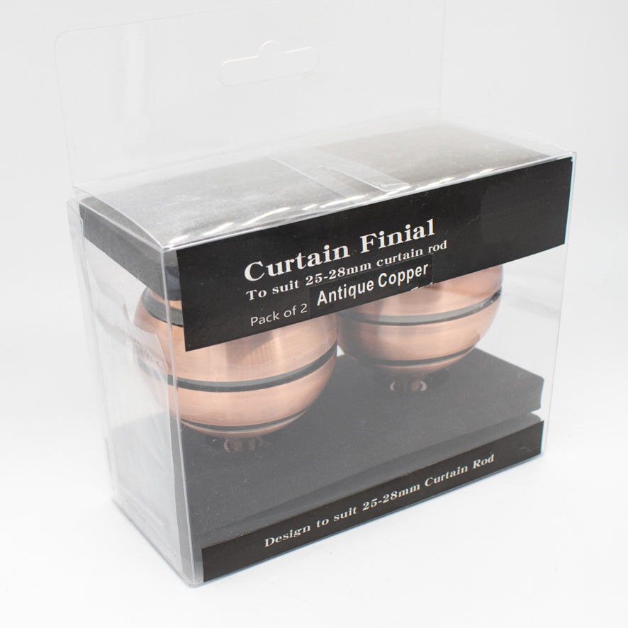 Curtain Rod Finials Ornament Ball Rod End Caps