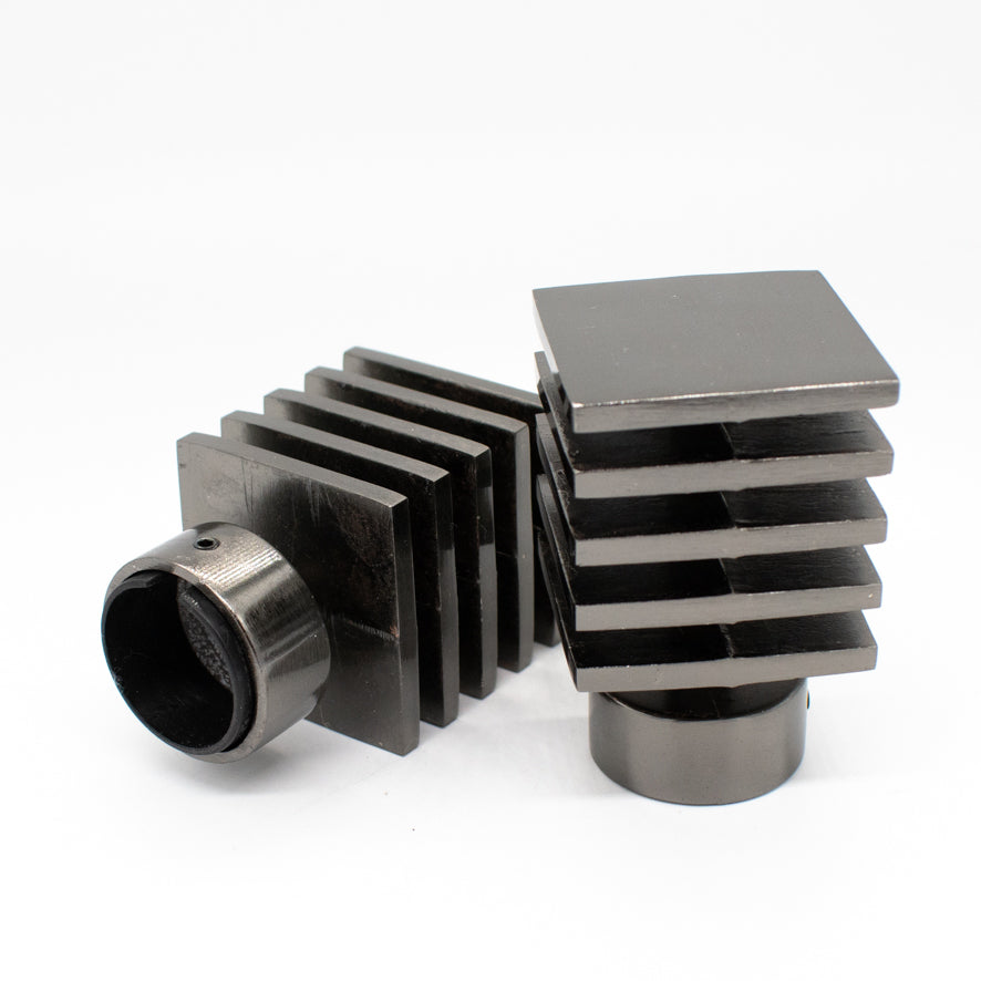 Curtain Rod Finials Square Rod End Caps