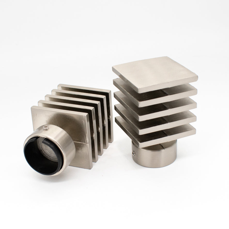 Curtain Rod Finials Square Rod End Caps