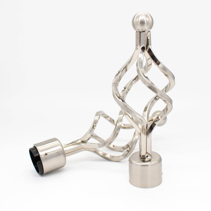 Curtain Rod Finials Spiral Rod End Caps