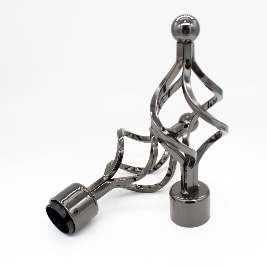 Curtain Rod Finials Spiral Rod End Caps