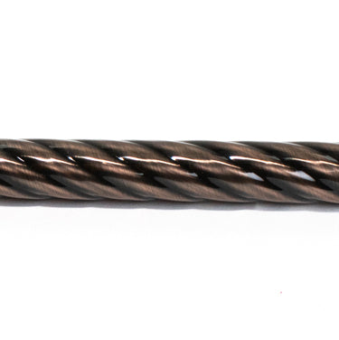 4M Curtain Twisted Rod 25mm