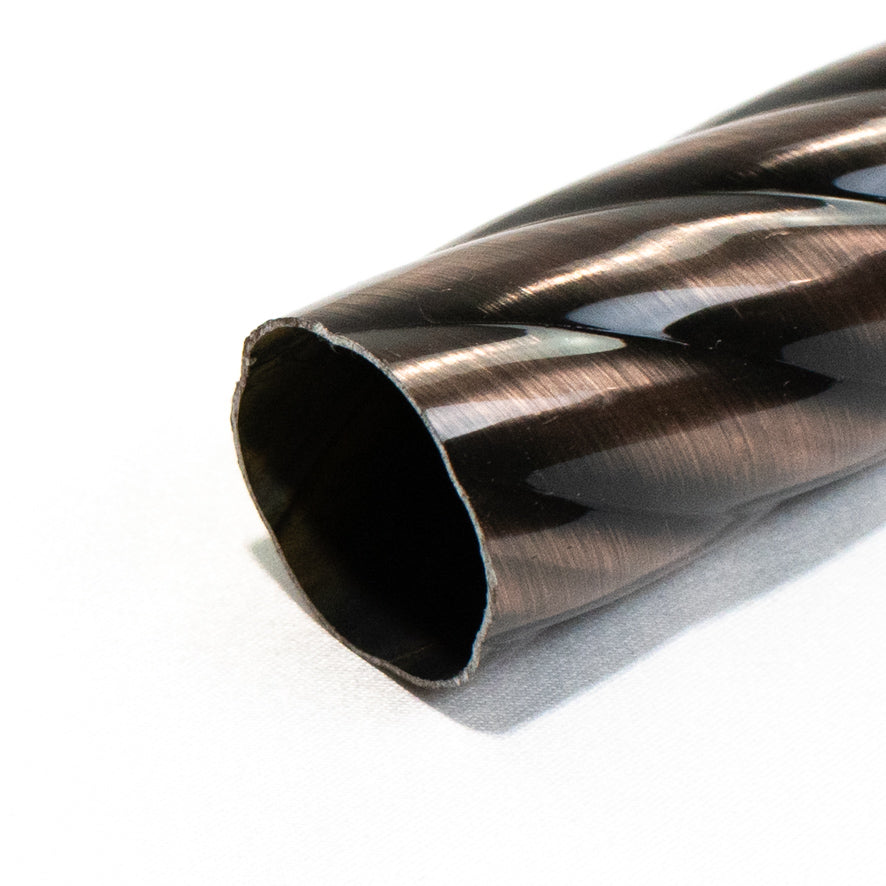 4M Curtain Twisted Rod 25mm