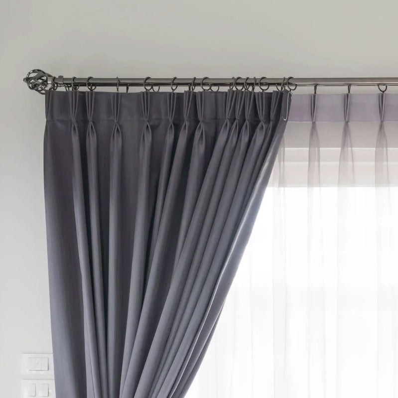 Expandable Curtain Eyelet Rod Set - 25/28mm