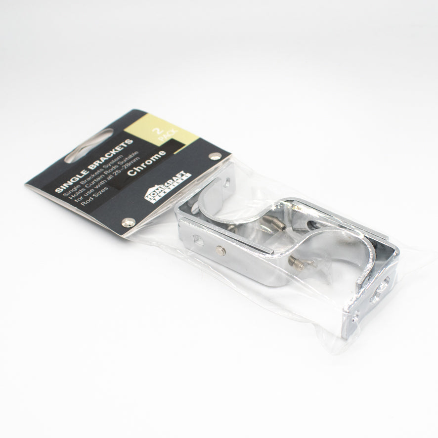 Curtain Rod Support Single Bracket Pack of 2