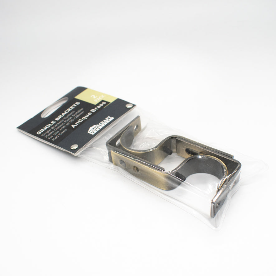 Curtain Rod Support Single Bracket Pack of 2