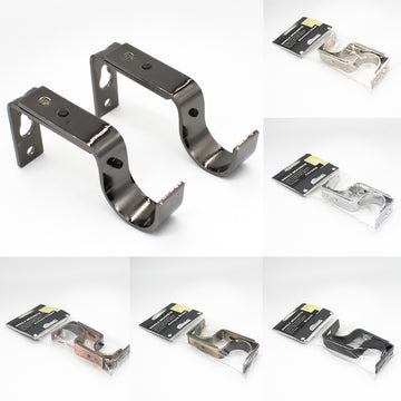 Curtain Rod Support Single Bracket Pack of 2