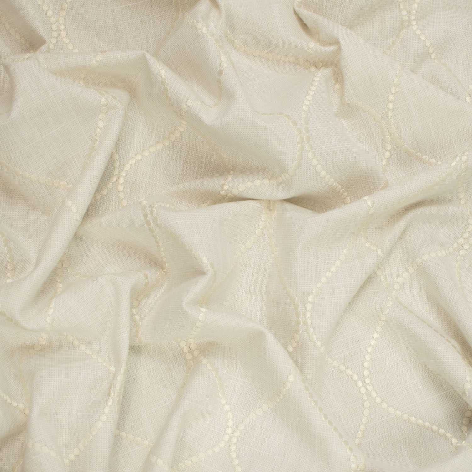 Cycle by Zepel - Curtaining/Upholstery Embroidery Twist Linen Look