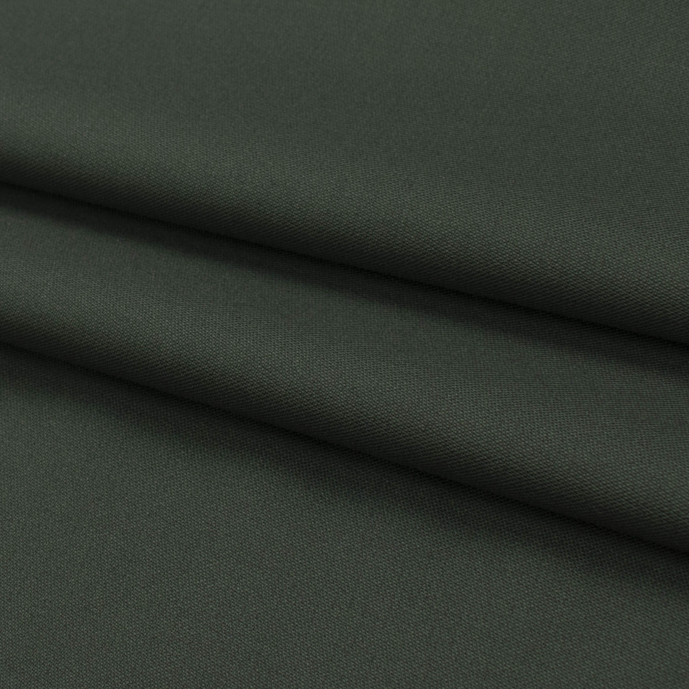 Japanese Nikkei Crepe Suiting Design-42707 Dark Green