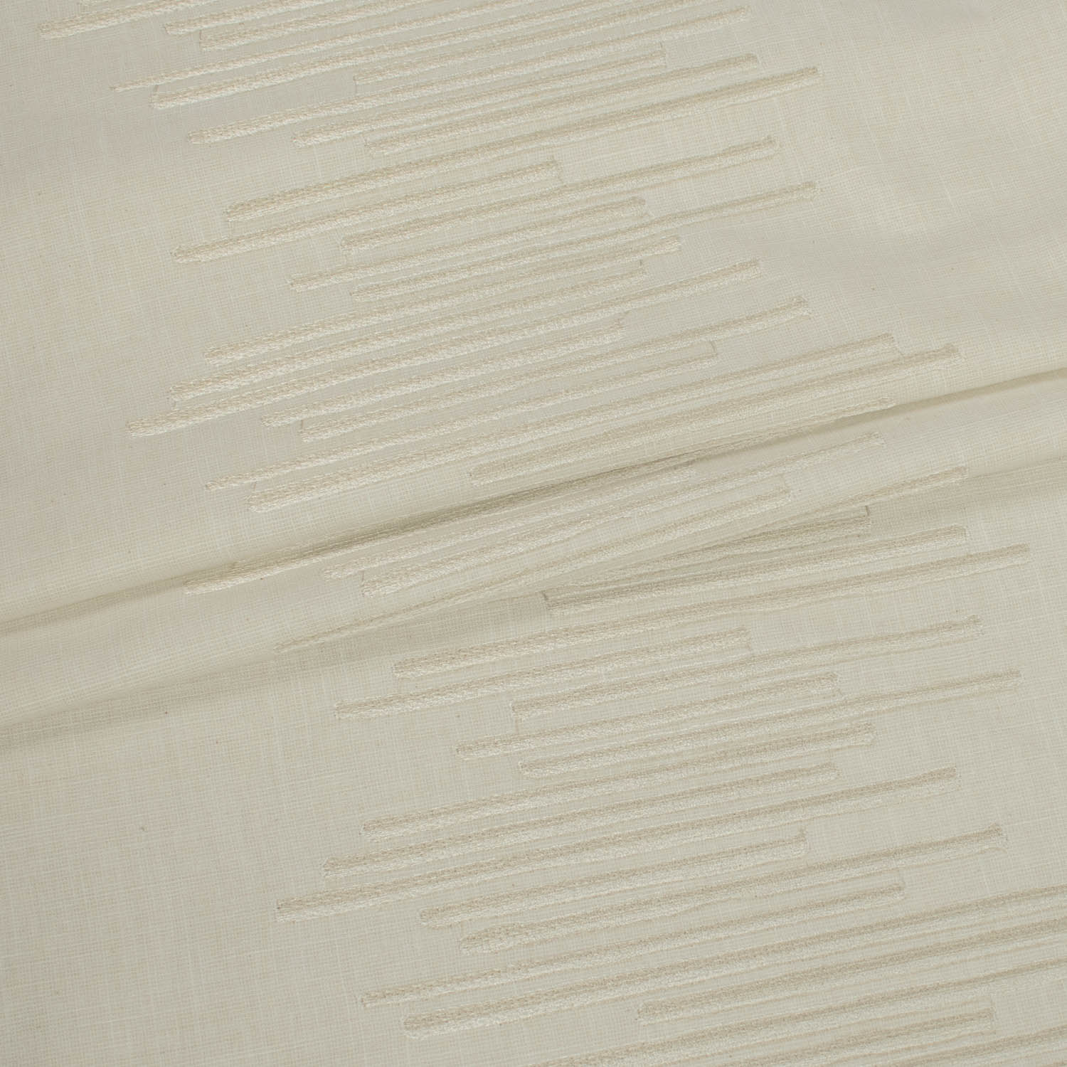 Dash by Zepel - Curtaining/Upholstery Embroidery Stripes Linen Look