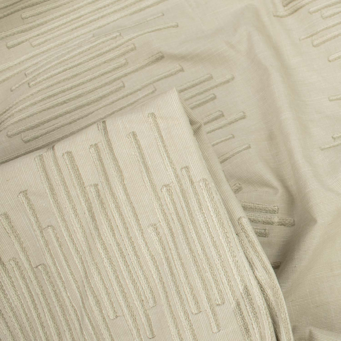 Dash by Zepel - Curtaining/Upholstery Embroidery Stripes Linen Look
