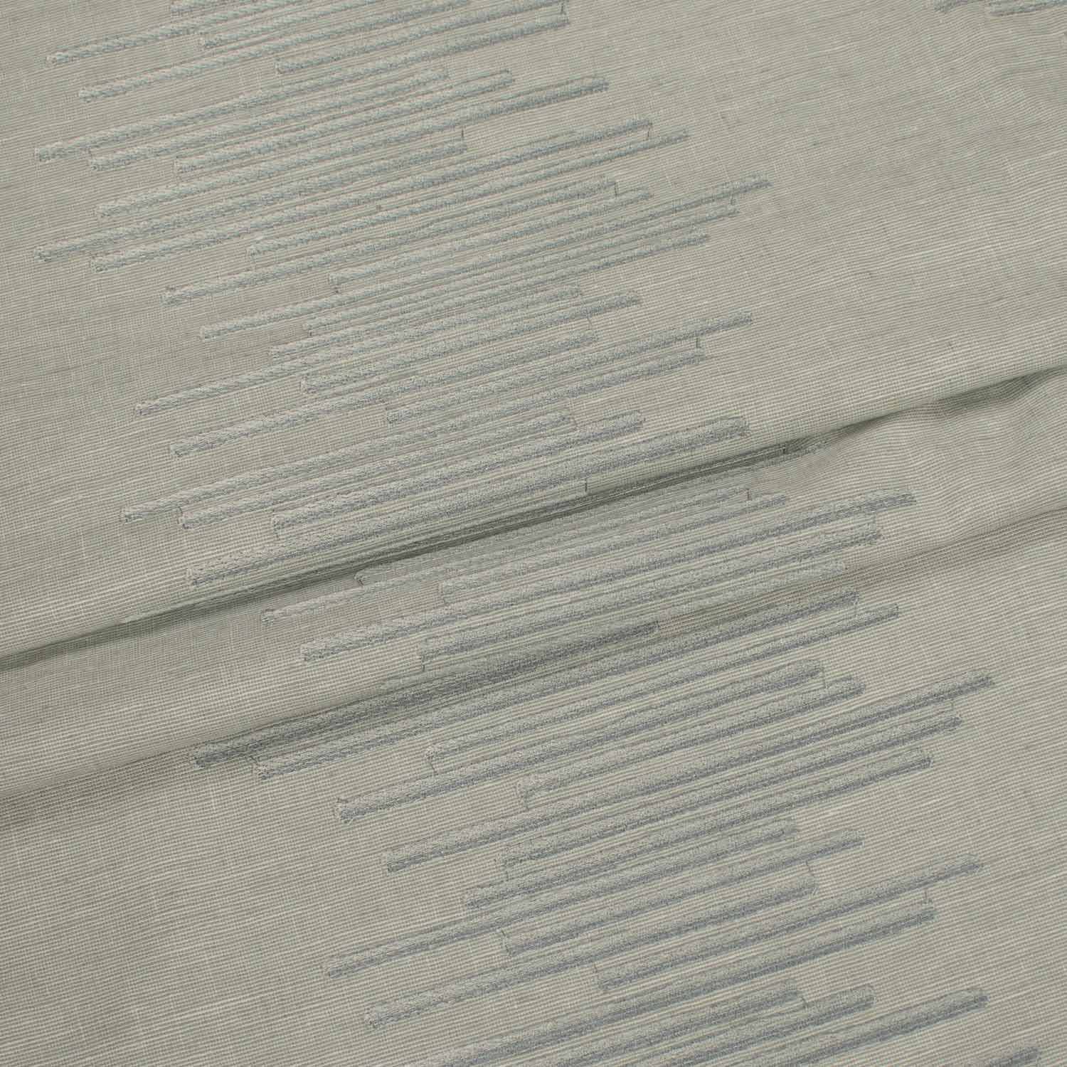 Dash by Zepel - Curtaining/Upholstery Embroidery Stripes Linen Look