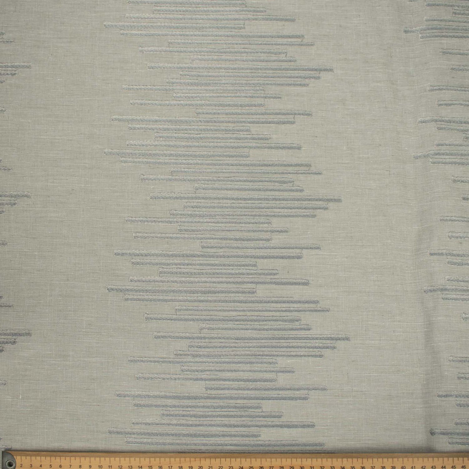 Dash by Zepel - Curtaining/Upholstery Embroidery Stripes Linen Look
