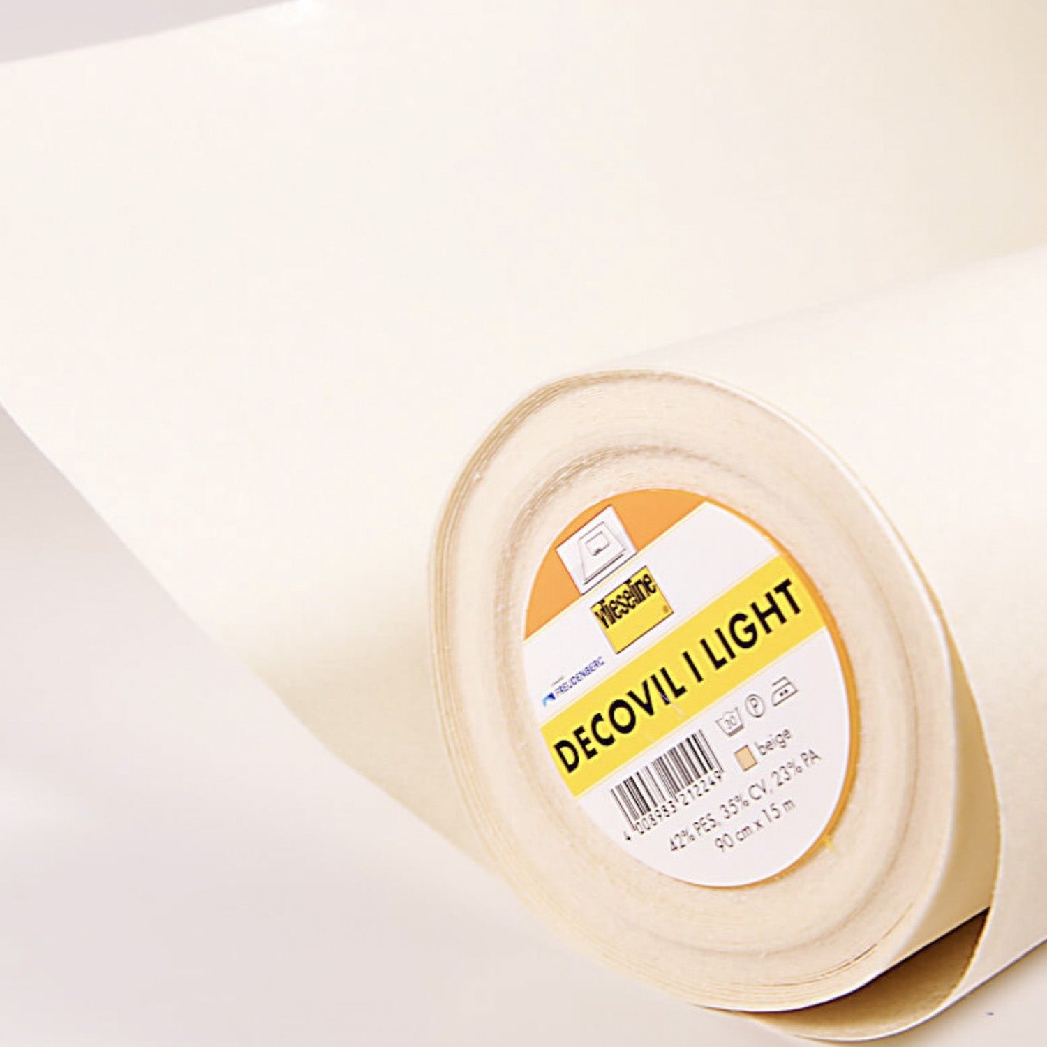 Decovil 1 Light, Lightweight Fusible Interlining, Leather-Like Handle 90cm