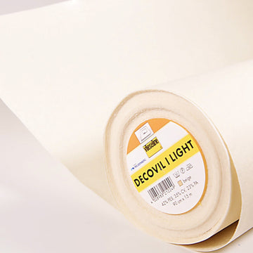 Decovil 1 Light, Lightweight Fusible Interlining, Leather-Like Handle 90cm