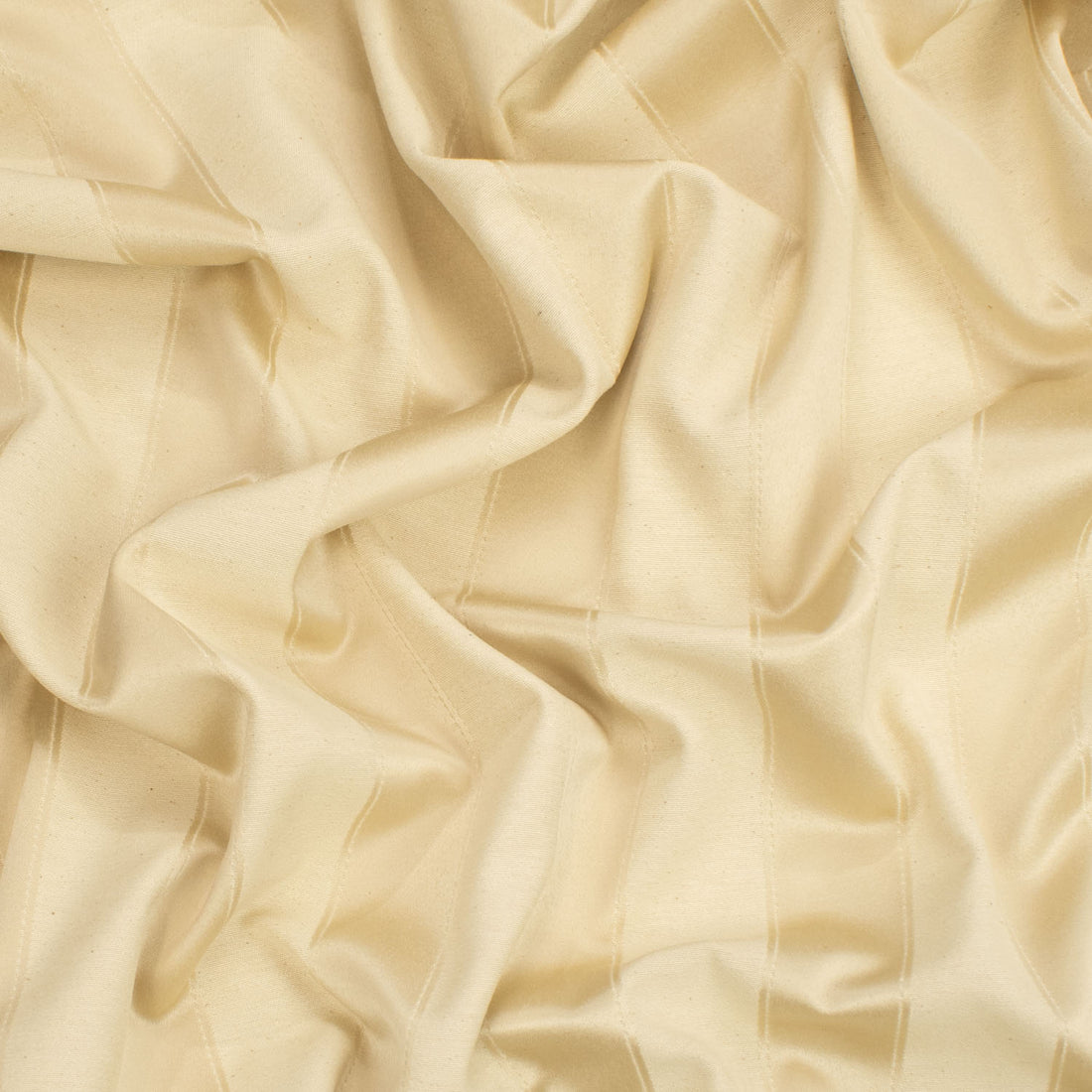 Cream Stripe Jacquard Curtaining/Upholstery by Maurice Kain