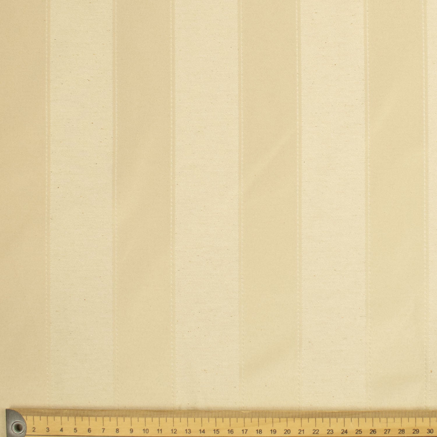 Cream Stripe Jacquard Curtaining/Upholstery by Maurice Kain