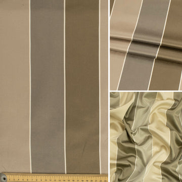Denmark by Maurice Kain - Curtaining/Upholstery Large Stripe Sateen Prints