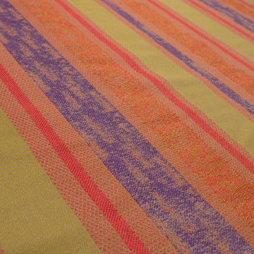Artisan Stripe Woven Upholstery & Suiting Fabric in Olive/Green