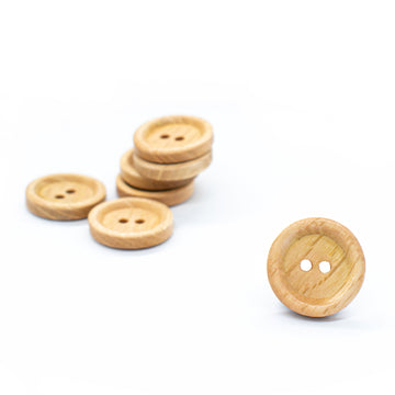 Natural Wooden Button 1.8cm