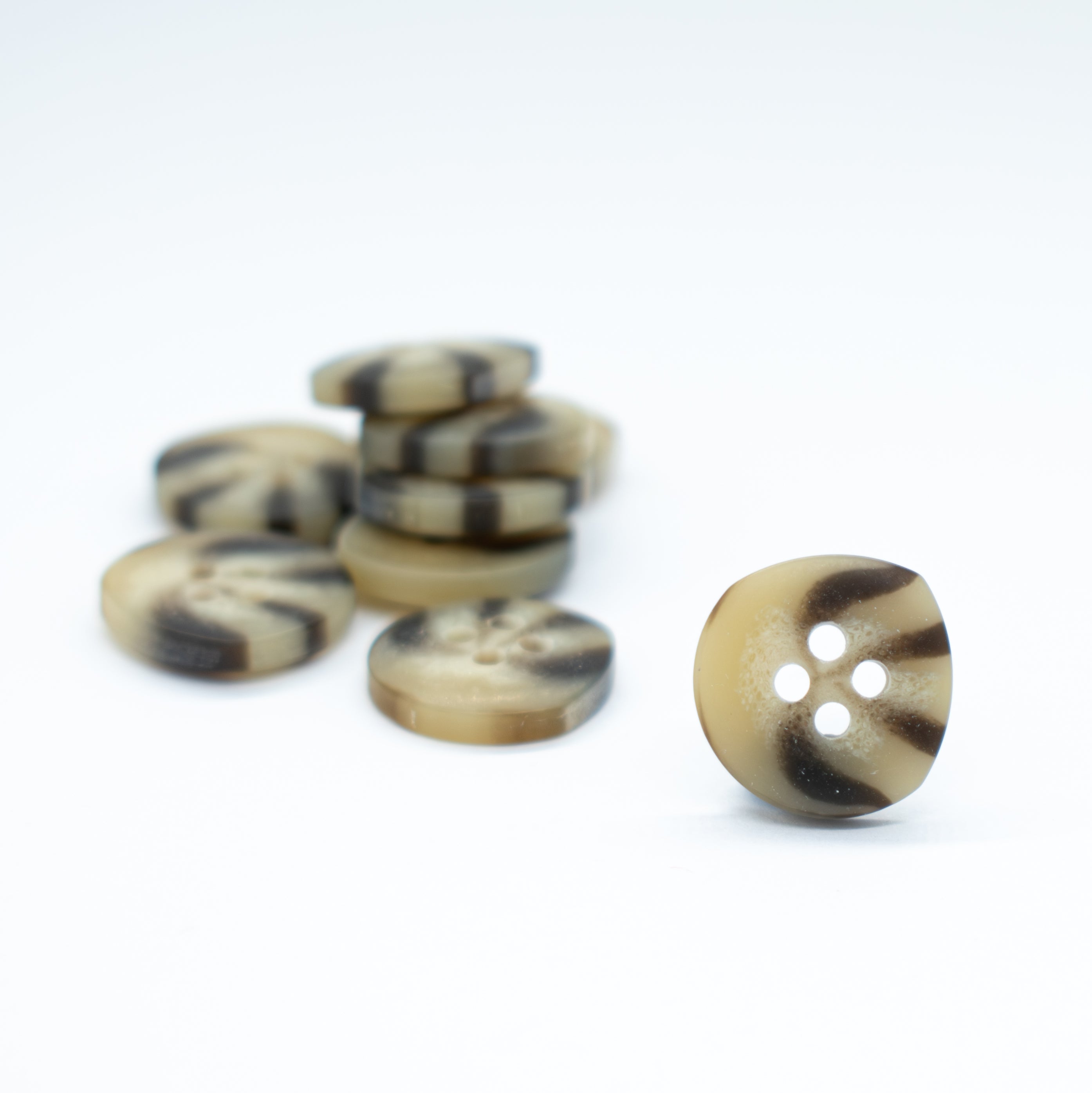 Irregular Tortoiseshell Button 1.8cm