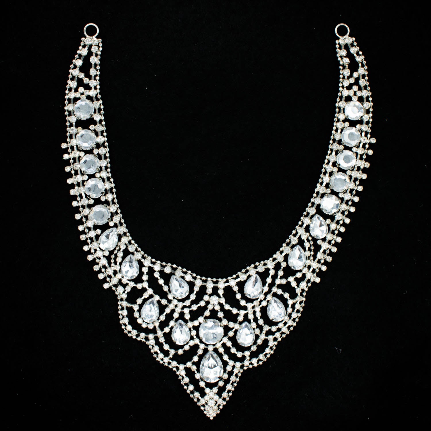 Luxury Rhinestone Decor Necklace Bridal Headpiece Jewellery