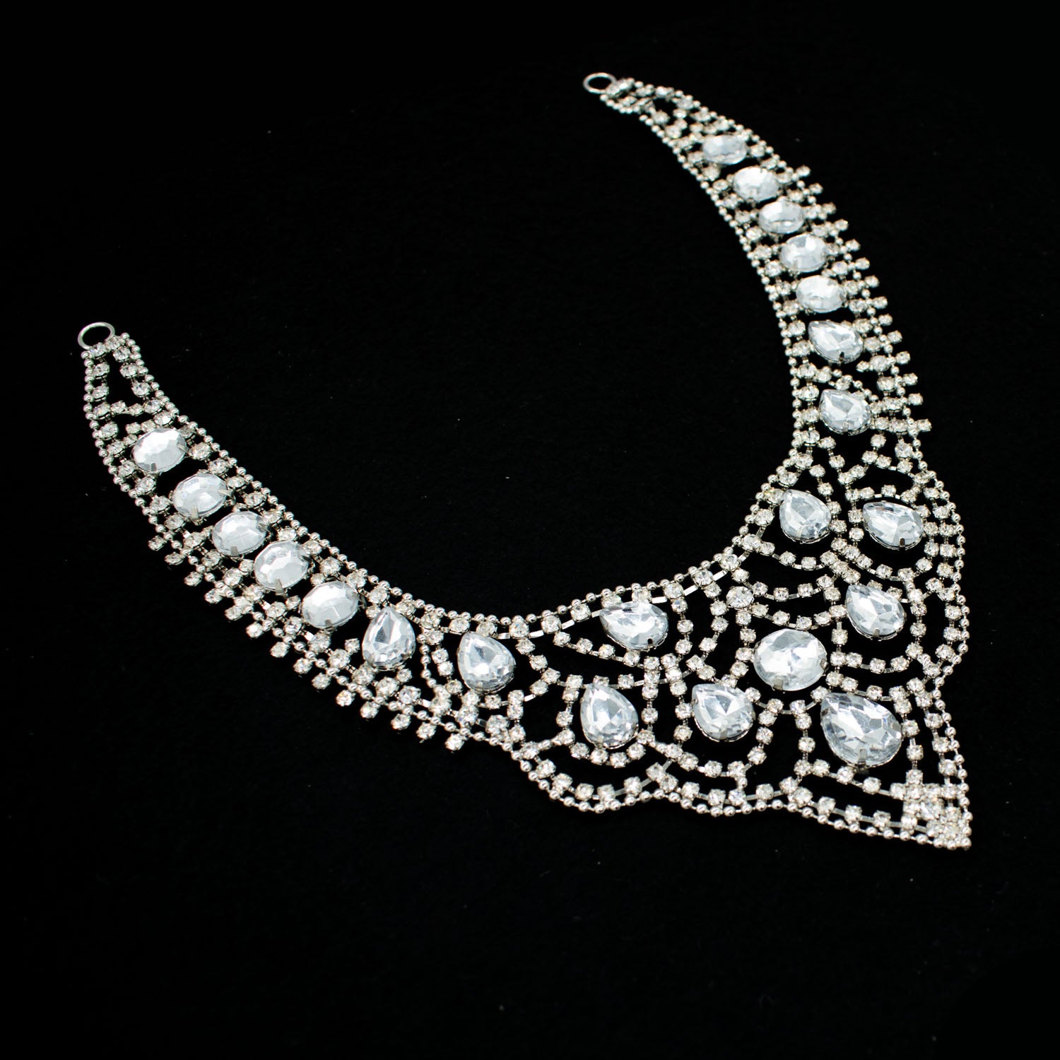 Luxury Rhinestone Decor Necklace Bridal Headpiece Jewellery