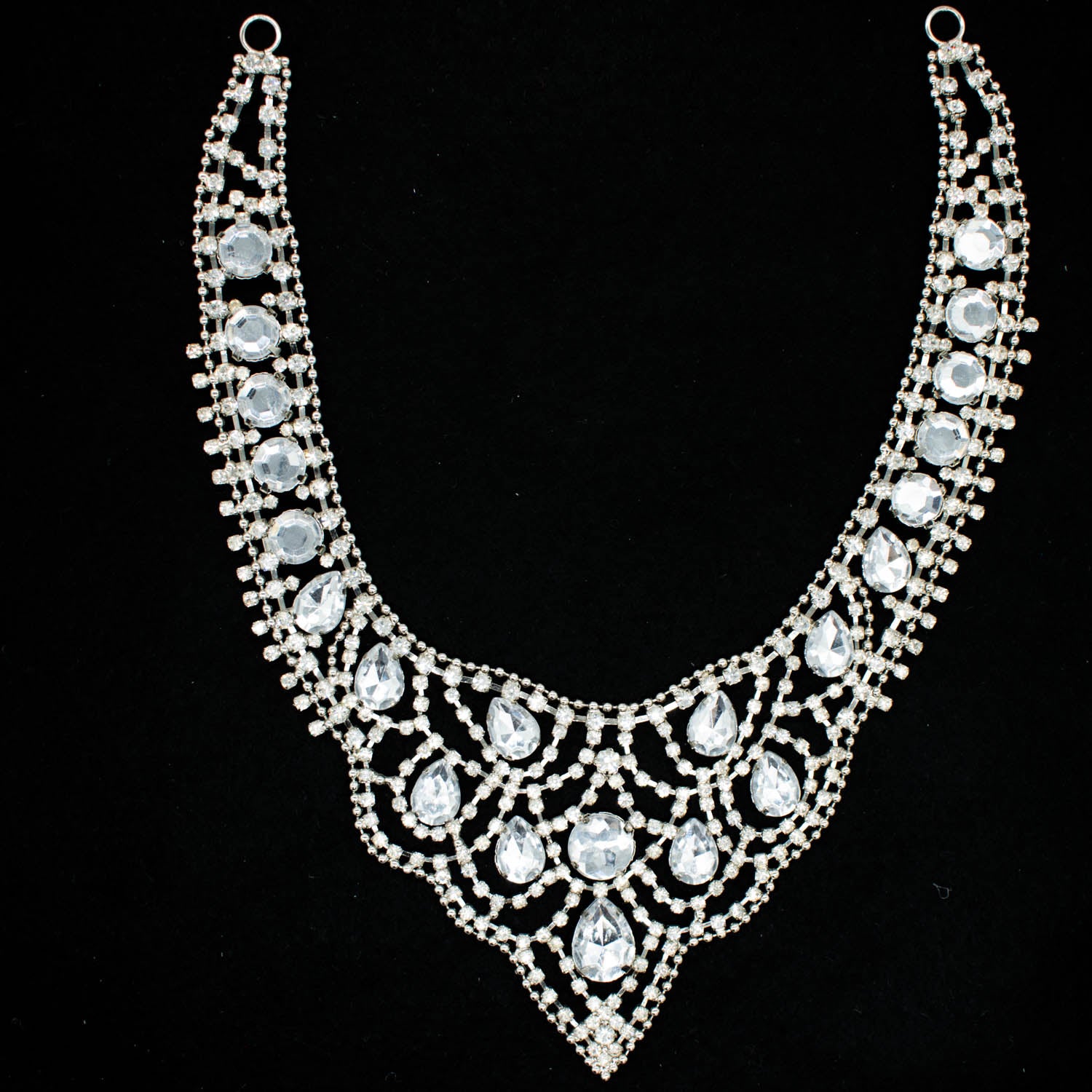 Luxury Rhinestone Decor Necklace Bridal Headpiece Jewellery