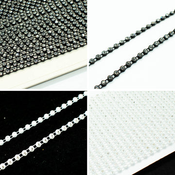 Lurex Diamonte Rhinestone Single Trim