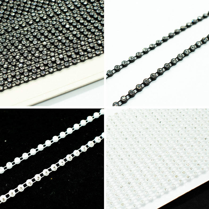 Lurex Diamonte Rhinestone Single Trim