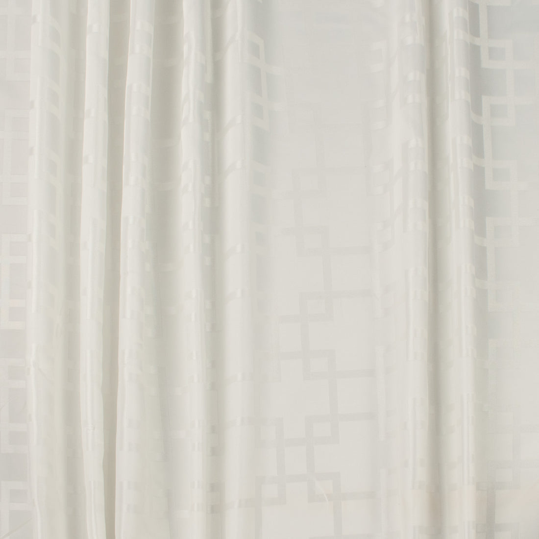 Differential by Zepel - Curtaining/Upholstery Snow White Geometric Jacquard