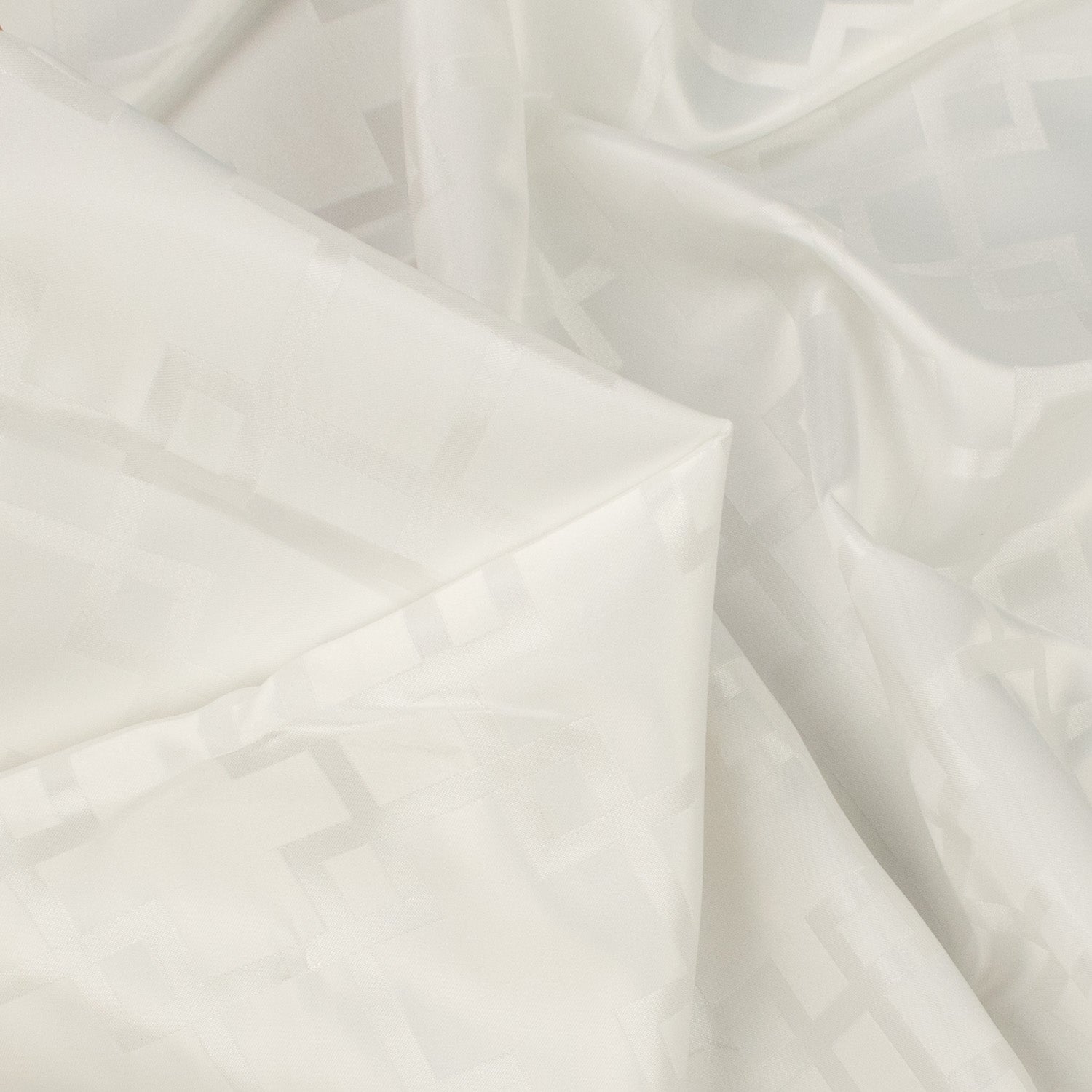 Differential by Zepel - Curtaining/Upholstery Snow White Geometric Jacquard