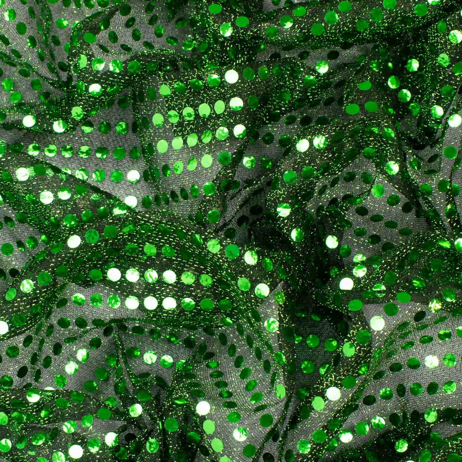 Disco Dot Sequin Knit Mesh