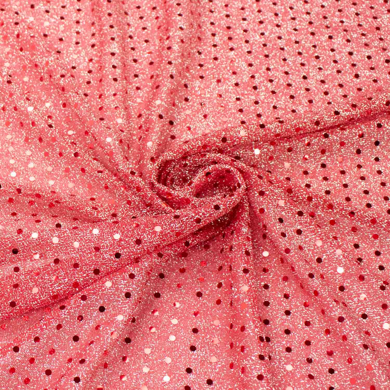 Disco Dot Sequin Knit Mesh