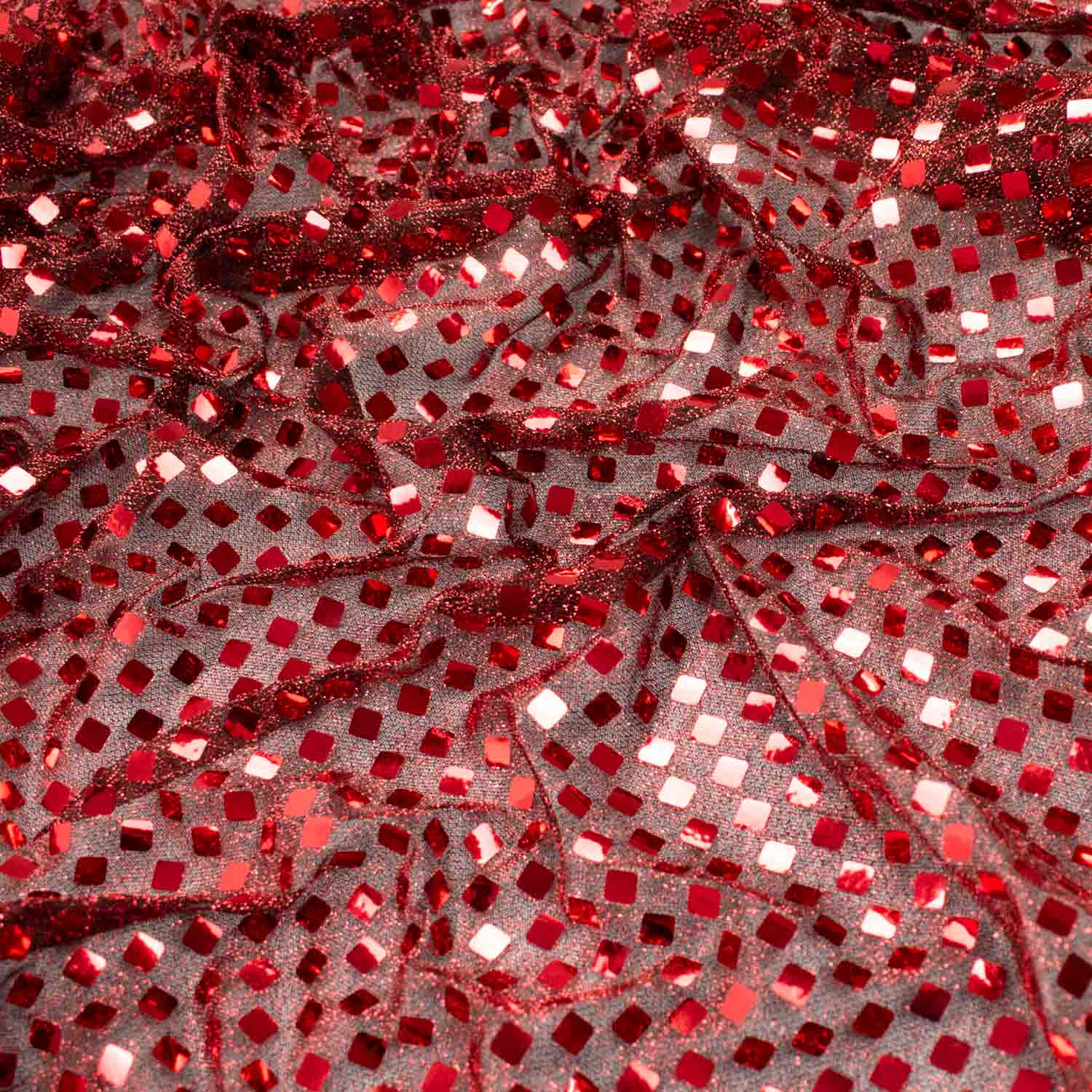 Disco Dot Sequin Knit Mesh