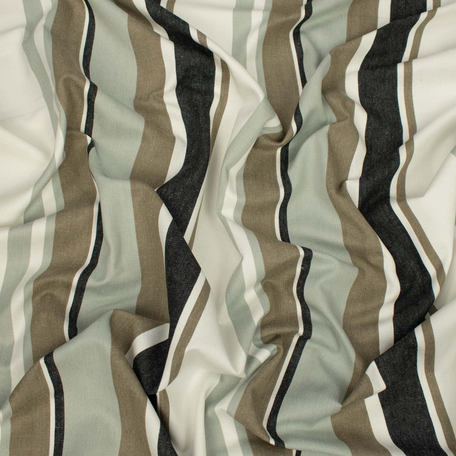 Dockside by Zepel - Curtaining/Upholstery Stripe Canvas