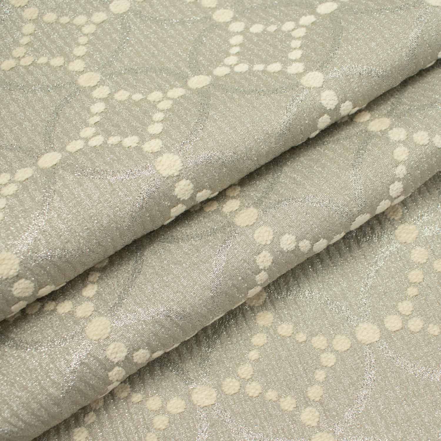 Dottscope by Zepel - Curtaining/Upholstery Circle Dots Jacquard