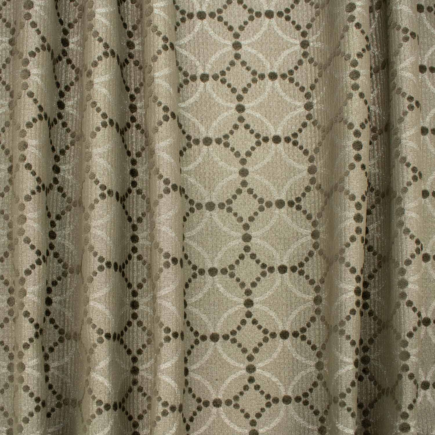 Dottscope by Zepel - Curtaining/Upholstery Circle Dots Jacquard