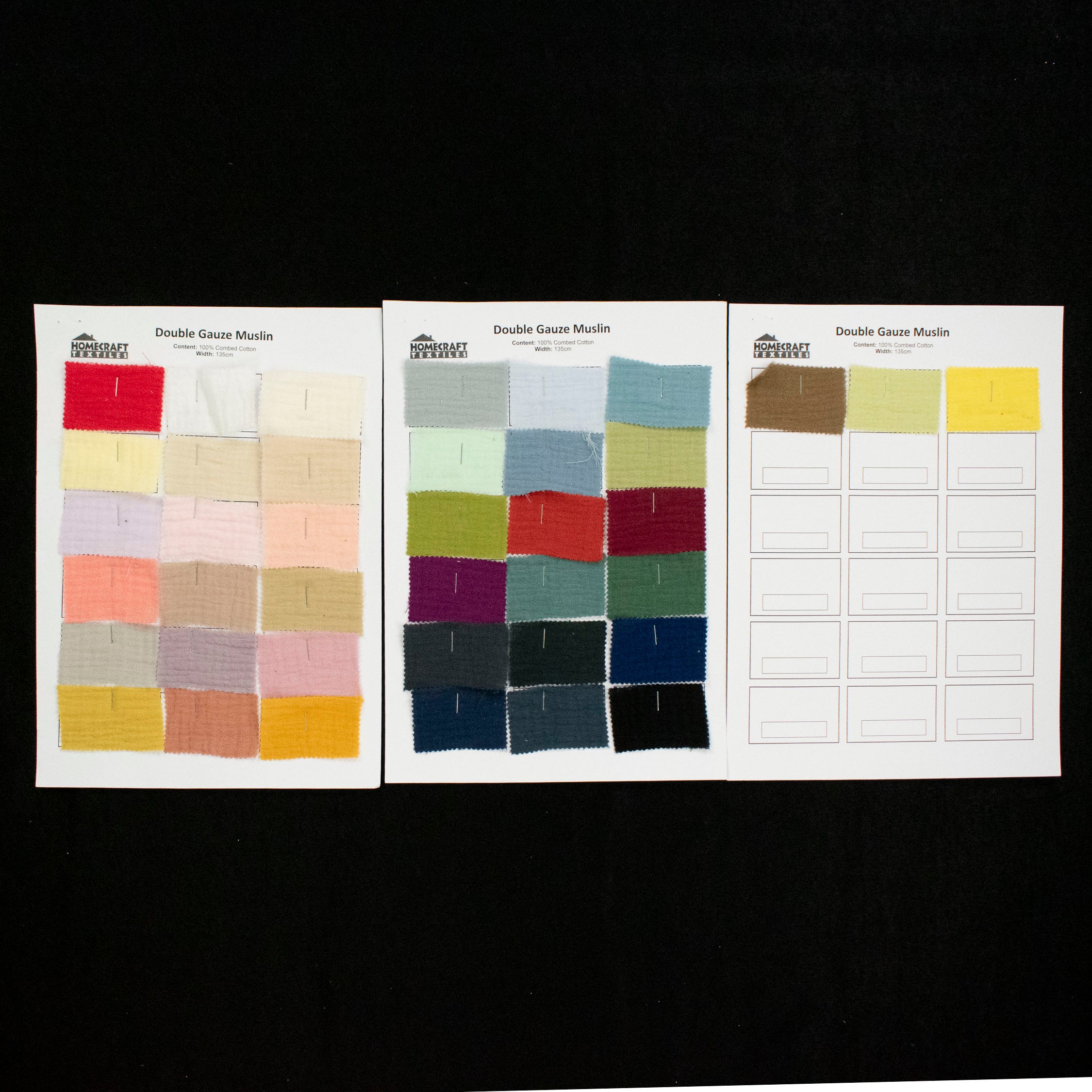 Double Gauze Muslin Sample Book