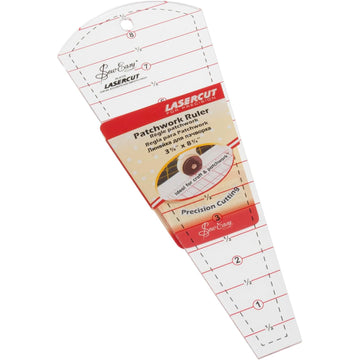 Sew Easy Quilting Patchwork Dresden Plate Ruler 3.37" x 8.75"