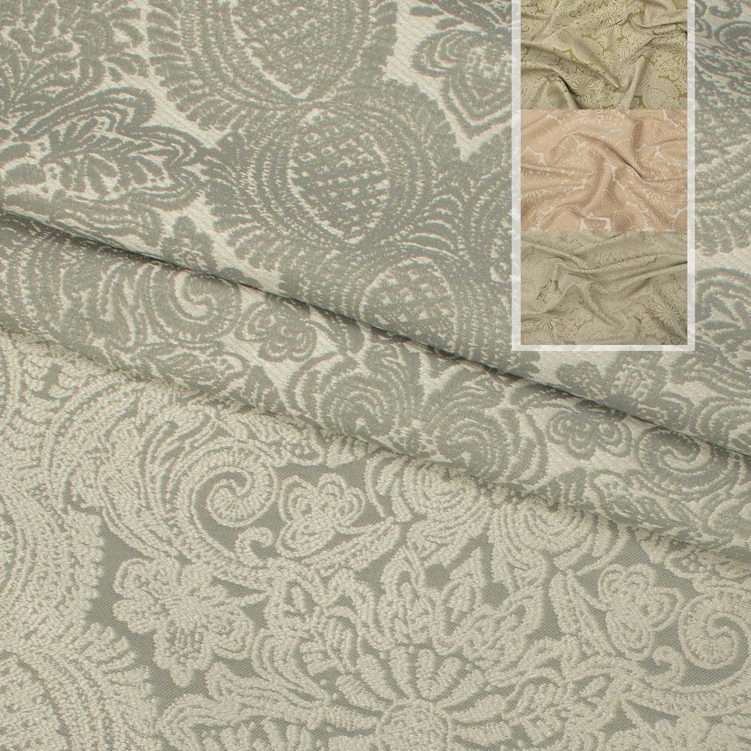 Duvet By Zepel Curtaining/Upholster Reversible Damask Brocade