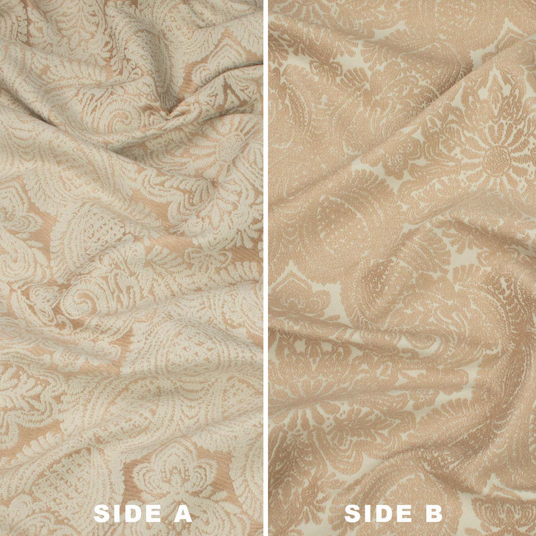 Duvet By Zepel Curtaining/Upholster Reversible Damask Brocade