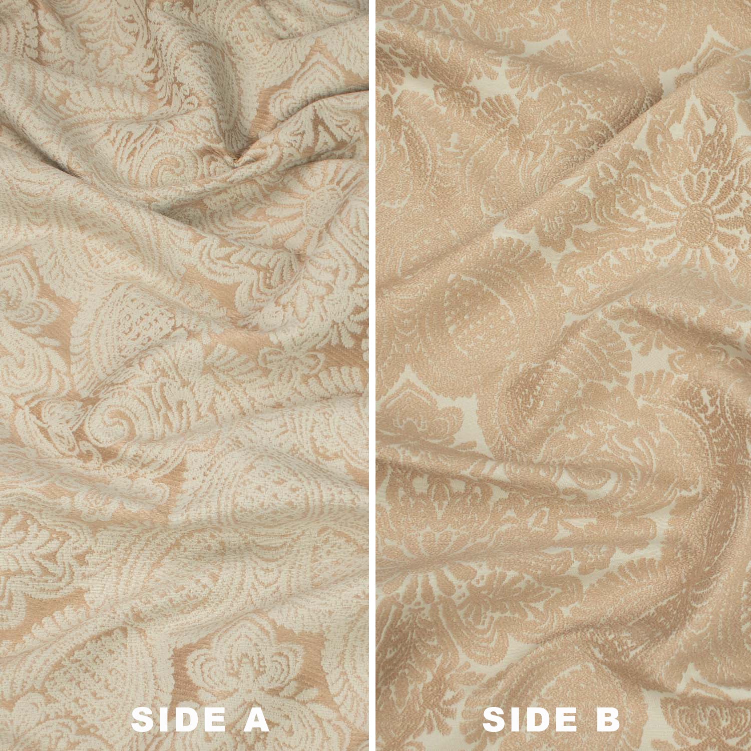 Duvet By Zepel Curtaining/Upholster Reversible Damask Brocade