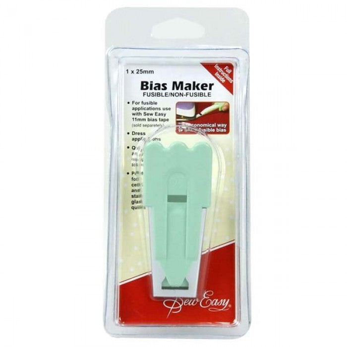 Sew Easy Bias Maker – Fusible / Non-Fusible – 25mm