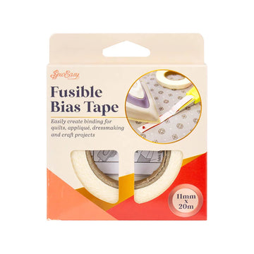 SEW EASY FUSIBLE BIAS TAPE 11MM X 20M