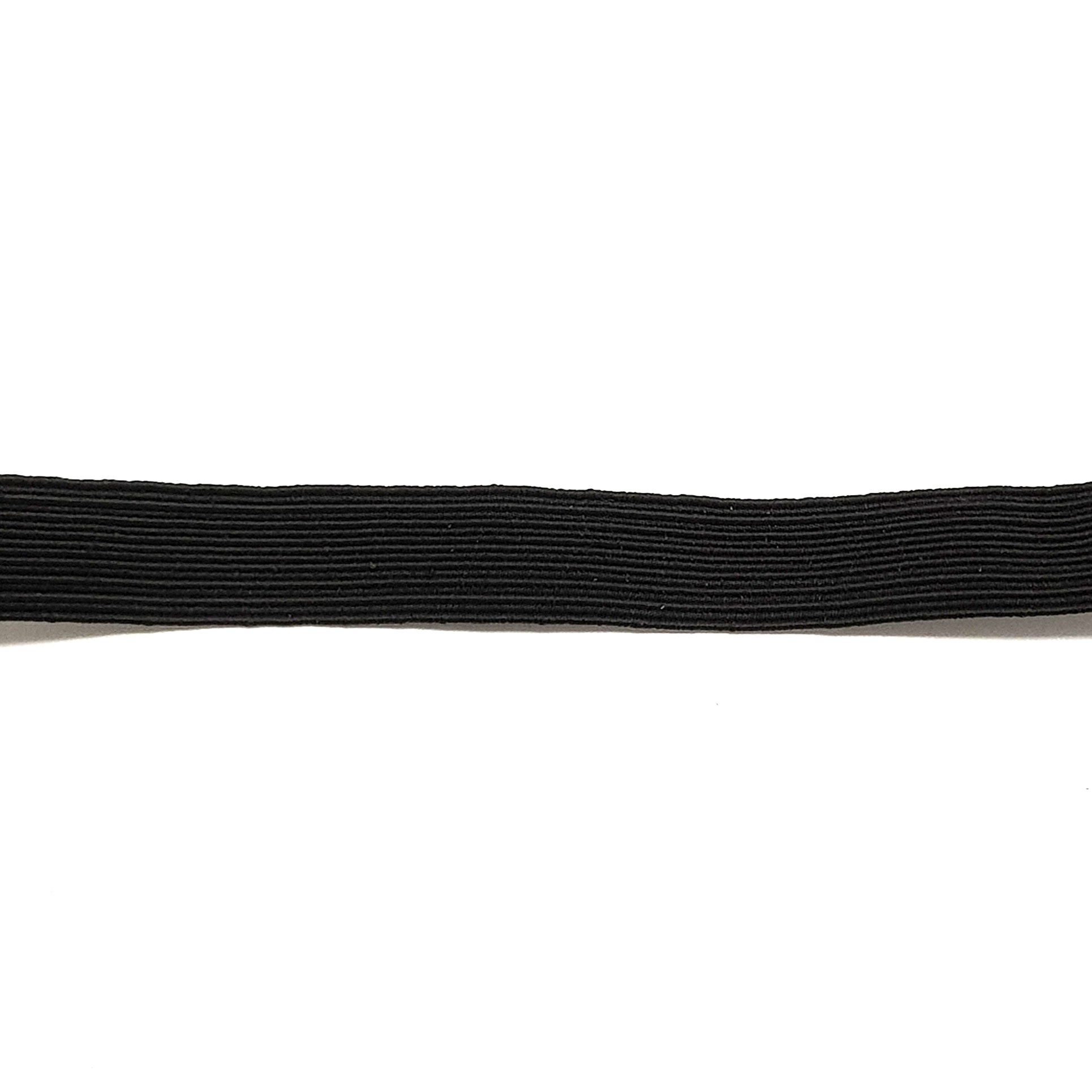 10mm Braided Elastic – Black & White