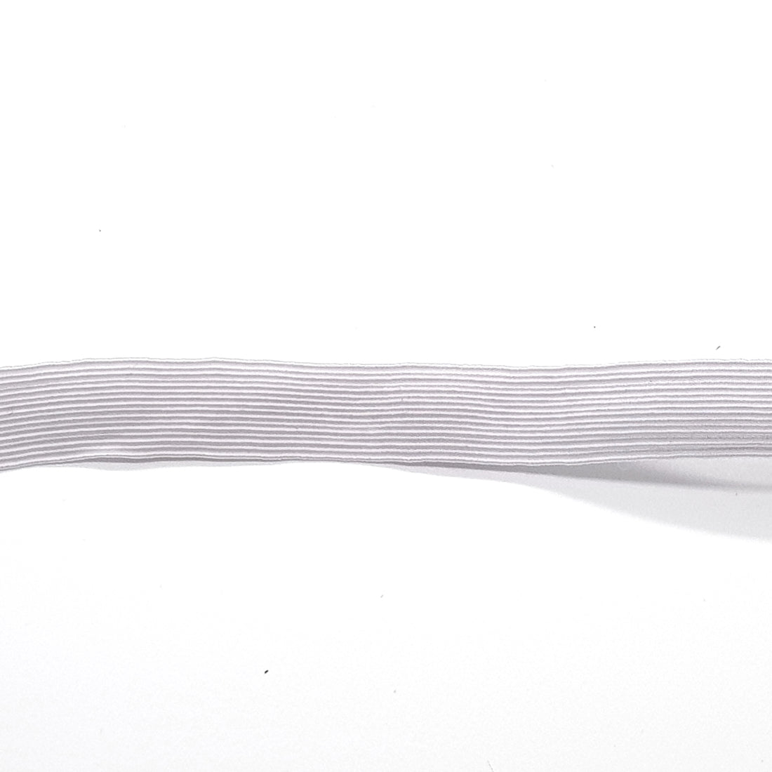 10mm Braided Elastic – Black & White