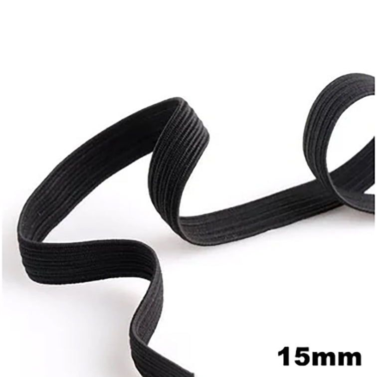Braided Elastic Black & White