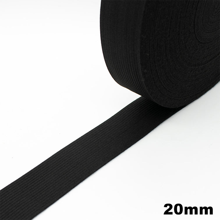 Knitted Elastic Black & White